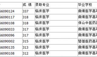 大理学院分数线